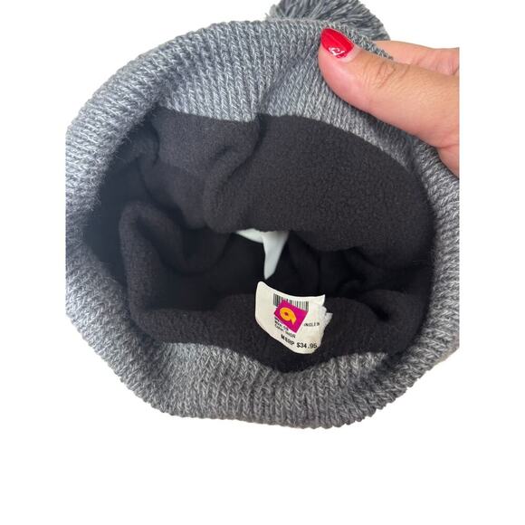 Travis Mathew Women's Gray Heather Swingles Beanie One Size - Picture 4 of 5